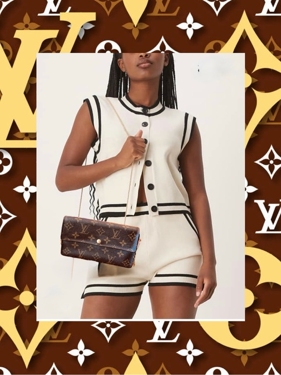 Louis Vuitton Handbags - Louis Vuitton monogram vintage authentic Sarah wallet converted Crossbody